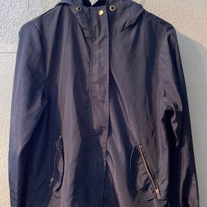 Navy Blue Rain Jacket